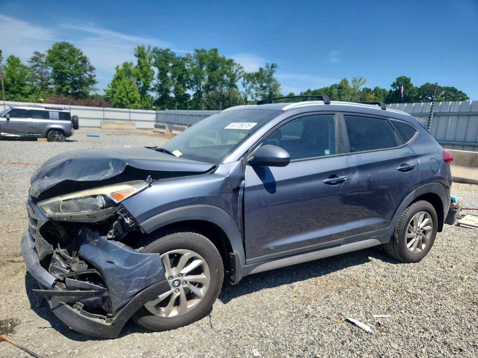 2017 Hyundai Tucson VIN KM8J3CA42HU296718 COPART salvage auction — FRONT END, Sc - Cert Of Title-Salvage, sold $2,200 on 2026-07-06 (photo 1)