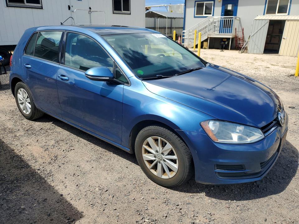 2016 Volkswagen Golf VIN 3VW217AUXGM020857 COPART salvage auction — WATER/FLOOD, Hi - Certificate Of Title, sold $2,900 on 2026-07-27 (photo 4)