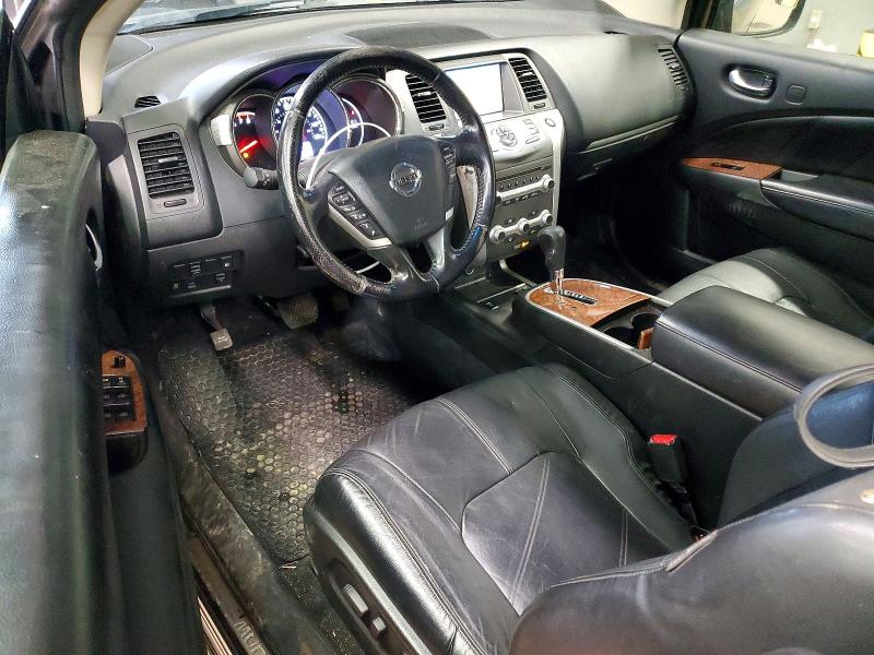 2014 Nissan Murano VIN JN8AZ1FY7EW300978 COPART salvage auction — FRONT END, Fl - Certificate Of Title, sold $3,550 on 2026-07-10 (photo 8)