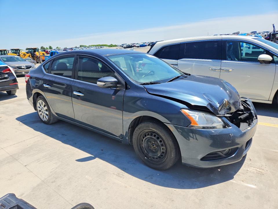 2013 Nissan Sentra VIN 3N1AB7AP6DL701995 COPART salvage auction — FRONT END, Ky - Cert Of Title-Salvage, sold $350 on 2026-07-02 (photo 4)