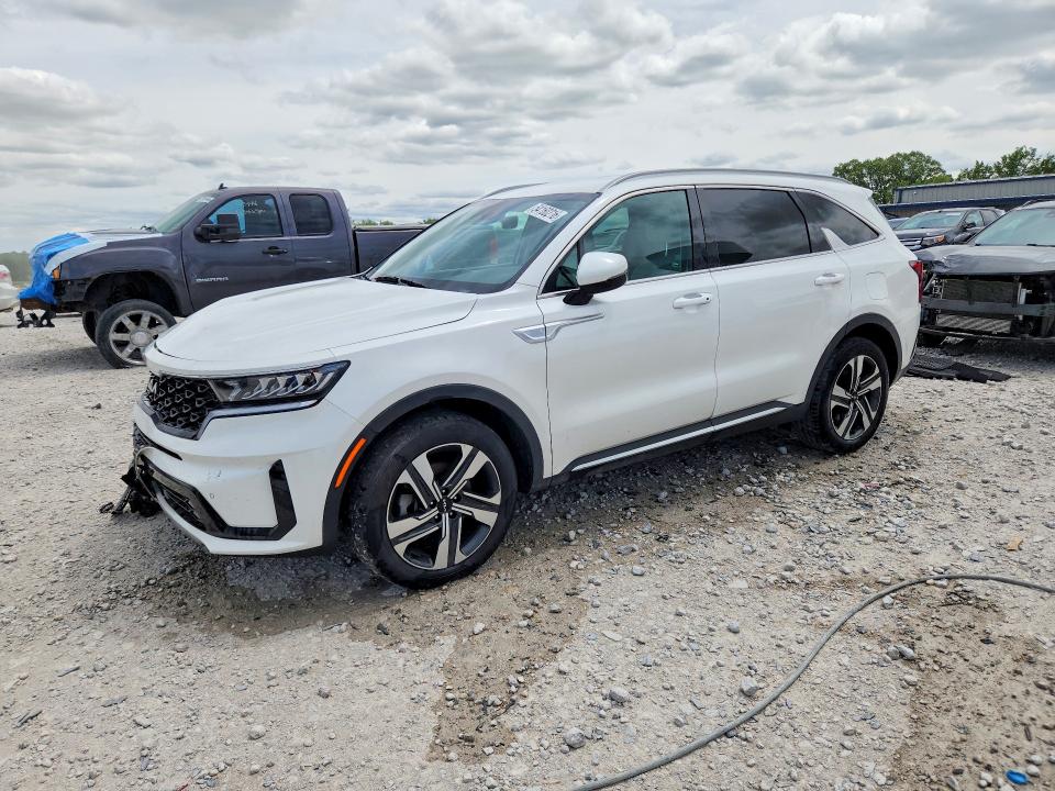 2023 Kia Sorento VIN KNDRHDLG4P5214258 COPART salvage auction — FRONT END, Mi - Cert Of Title-Salvage Vehicle, sold $10,800 on 2026-07-16 (photo 1)