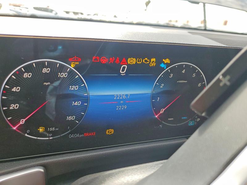 2025 Mercedes-benz Glb VIN W1N4M4GB1SW409976 COPART salvage auction — FRONT END, Ca - Salvage Certificate, sold $6,200 on 2026-07-16 (photo 9)