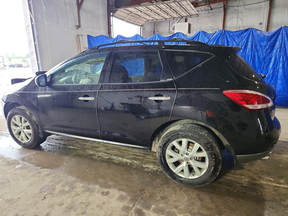 2013 Nissan Murano VIN JN8AZ1MW0DW313104 COPART salvage auction — FRONT END, Ky - Cert Of Title-Salvage, sold $900 on 2026-07-11 (photo 2)