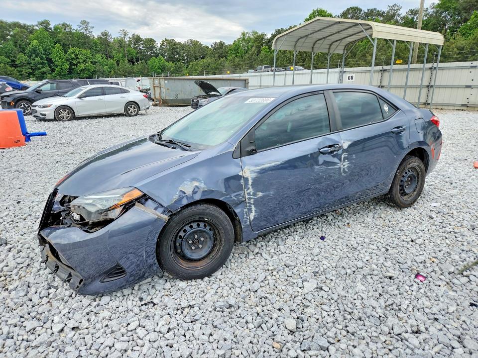 2019 Toyota Corolla VIN 5YFBURHEXKP937125 COPART salvage auction — FRONT END, GA - CERT OF TITLE-SALVAGE, sold $2,250 on 2026-07-09 (photo 1)