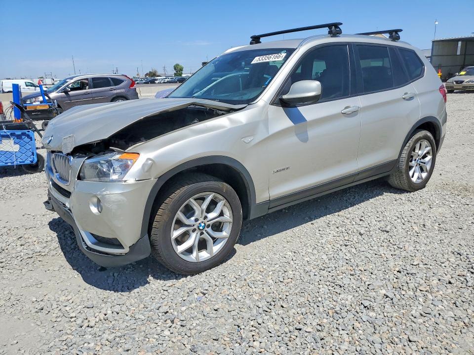 2013 BMW X3 VIN 5UXWX7C56DL980892 COPART salvage auction — FRONT END, Co - Public - Salvage Title, sold $1,850 on 2026-07-09 (photo 1)