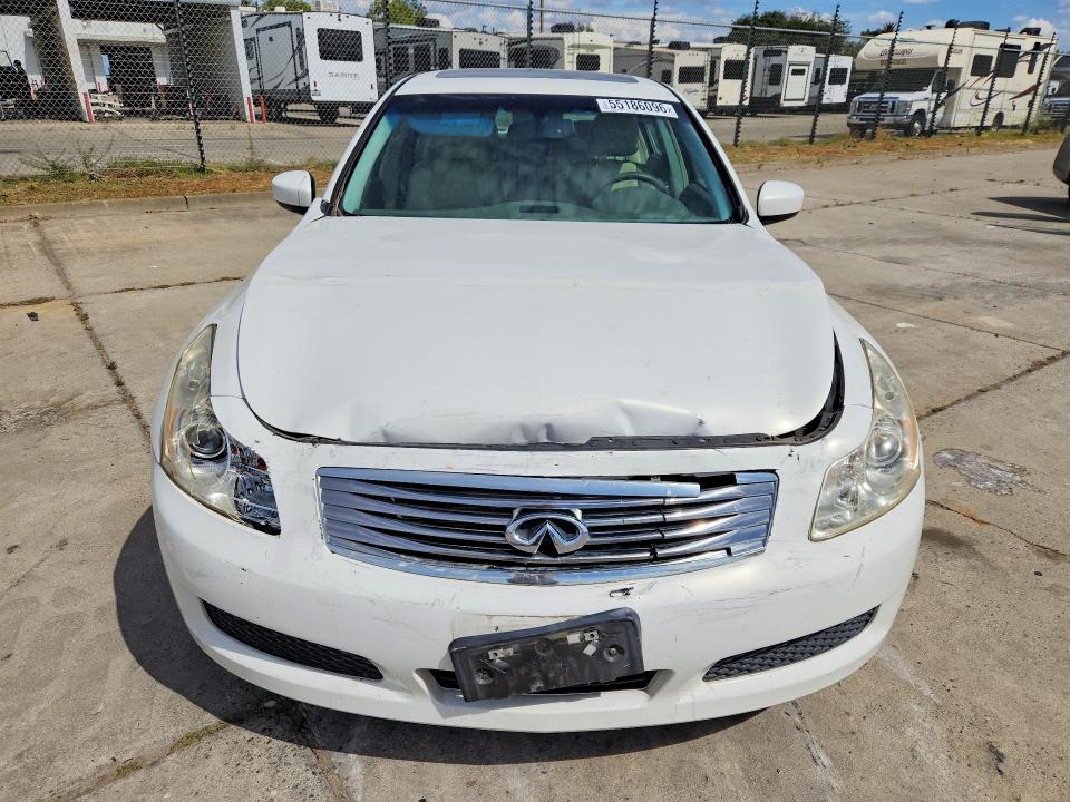 2009 Infiniti G37 VIN JNKCV61E09M013945 COPART salvage auction — FRONT END, CA - SALVAGE CERTIFICATE, sold $1,800 on 2026-07-13 (photo 5)