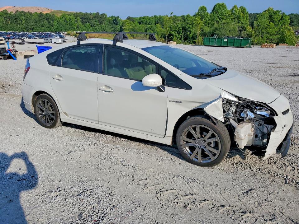 2014 Toyota Prius VIN JTDKN3DU3E1786189 COPART salvage auction — FRONT END, Ga - Cert Of Title-Salvage, sold $3,100 on 2026-07-06 (photo 4)