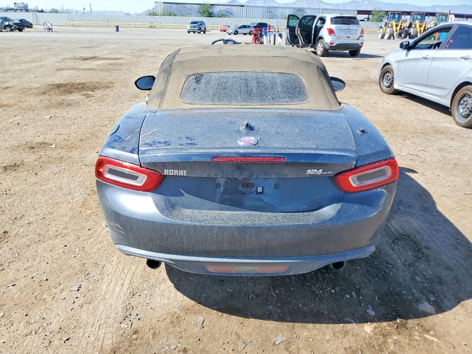 2019 Fiat 124 spider VIN JC1NFAEK5K0140615 COPART salvage auction — MECHANICAL, Az - Certificate Of Title, sold $4,050 on 2026-07-10 (photo 6)