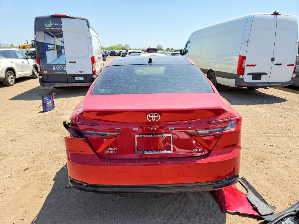 2025 Toyota Camry VIN 4T1DBADK6SU015557 COPART salvage auction — REAR END, Il - Salvage Certificate, sold $12,400 on 2026-07-30 (photo 6)