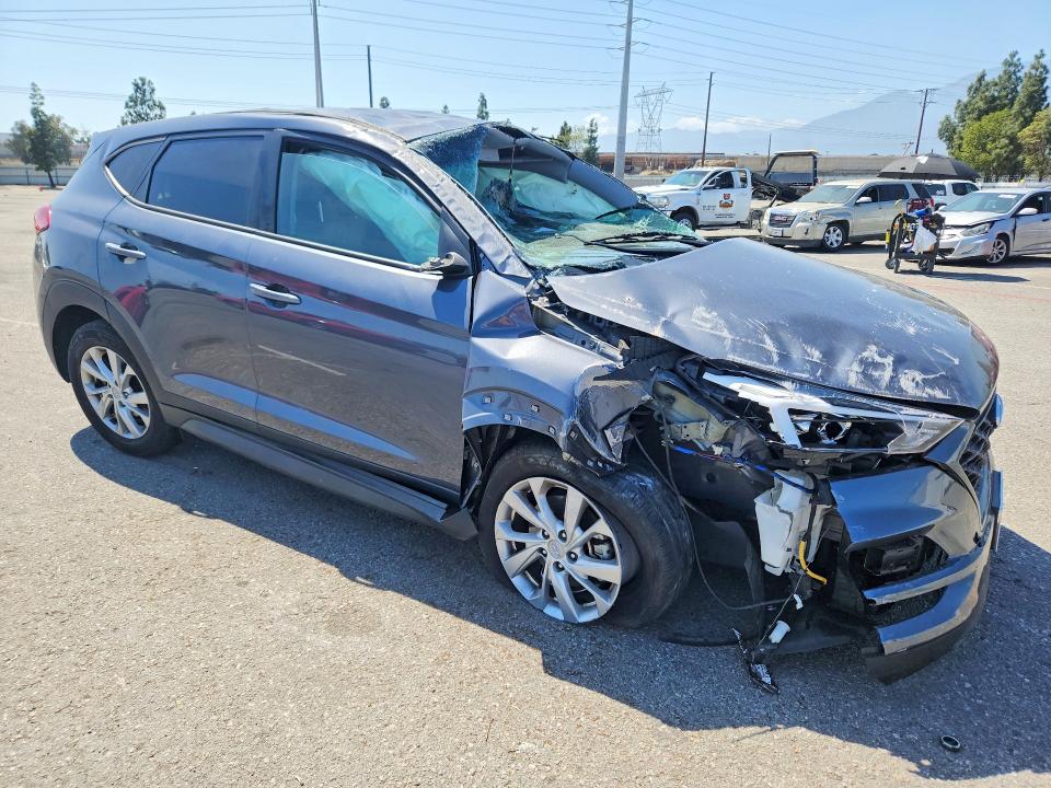 2021 Hyundai Tucson VIN KM8J23A48MU398201 COPART salvage auction — ALL OVER, Ca - Salvage Certificate, sold $1,850 on 2026-07-07 (photo 4)