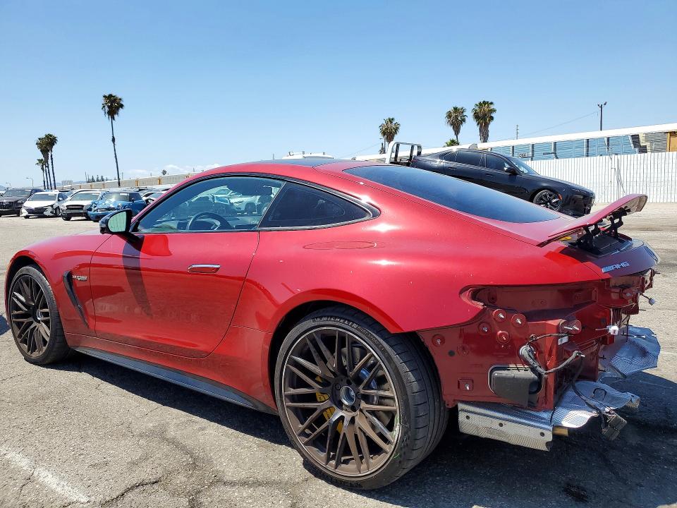 2024 Mercedes-benz AMG GT VIN W1KRJ8AB2RF003369 COPART salvage auction — REAR END, Ca - Salvage Certificate, sold $76,000 on 2026-07-24 (photo 2)