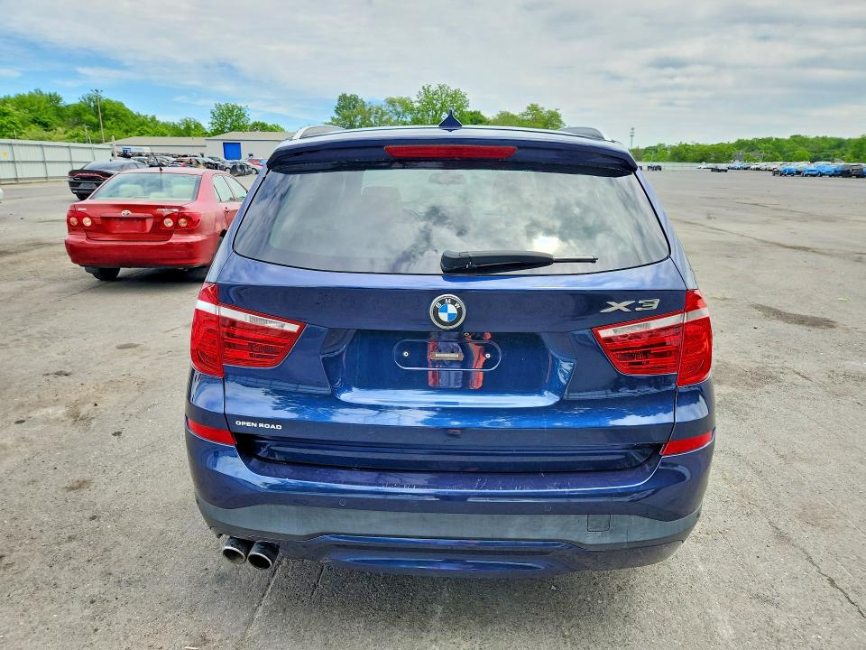 2017 BMW X3 VIN 5UXWX9C51H0D96504 COPART salvage auction — FRONT END, Nj - Cert Of Ttl W/Fld Slvg History, sold $7,000 on 2026-07-09 (photo 6)