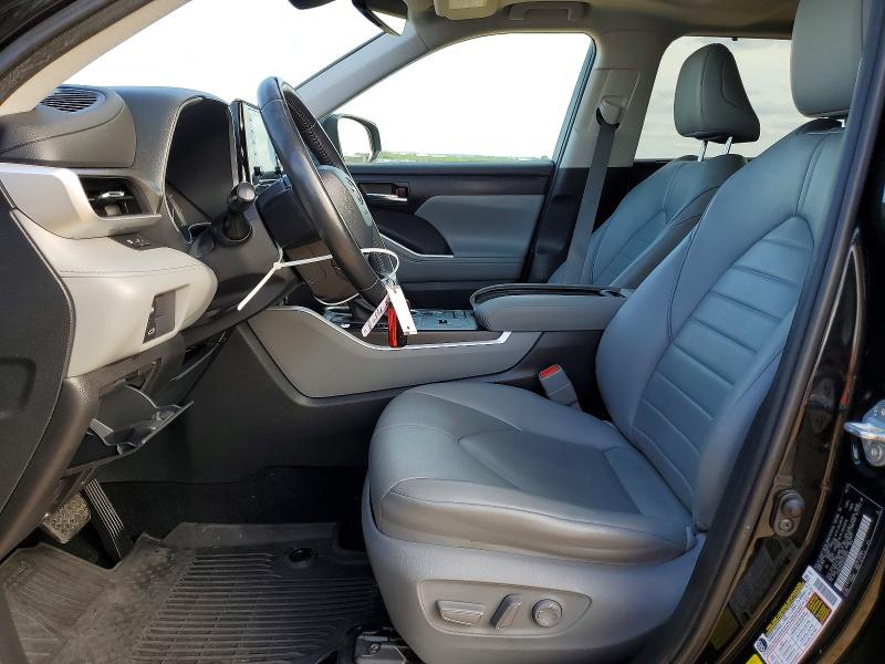 2022 Toyota Highlander VIN 5TDGZRAH2NS539057 COPART salvage auction — MINOR DENT/SCRATCHES, Tx - Certificate Of Title, sold $3,450 on 2026-07-30 (photo 7)