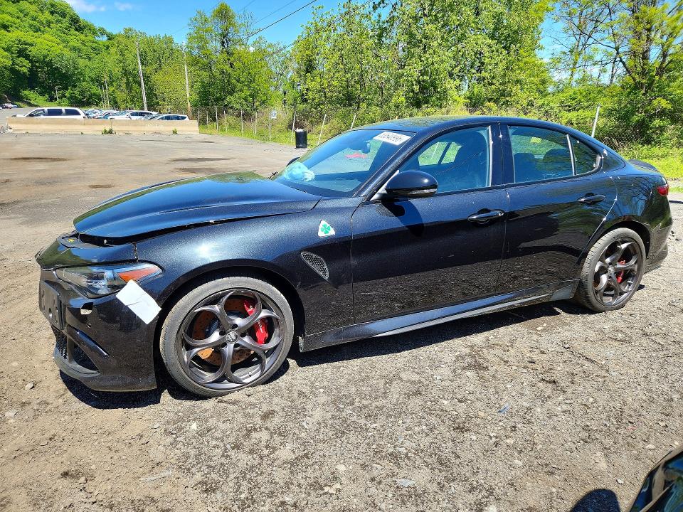 2023 Alfa romeo Giulia VIN ZARFAMEVXP7676787 COPART salvage auction — FRONT END, Ny - Mv-907A Salvage Certificate, sold $18,700 on 2026-07-30 (photo 1)