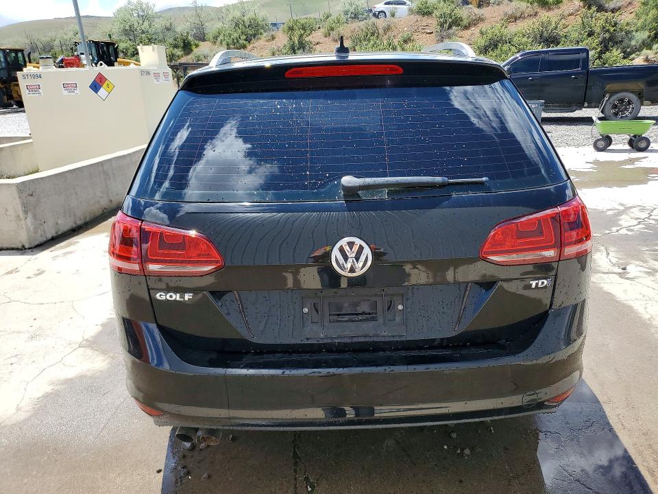 2015 Volkswagen Golf sportwagen VIN 3VWCA7AU0FM510341 COPART salvage auction — MINOR DENT/SCRATCHES, Nv - Certificate Of Title, sold $2,800 on 2026-07-07 (photo 6)