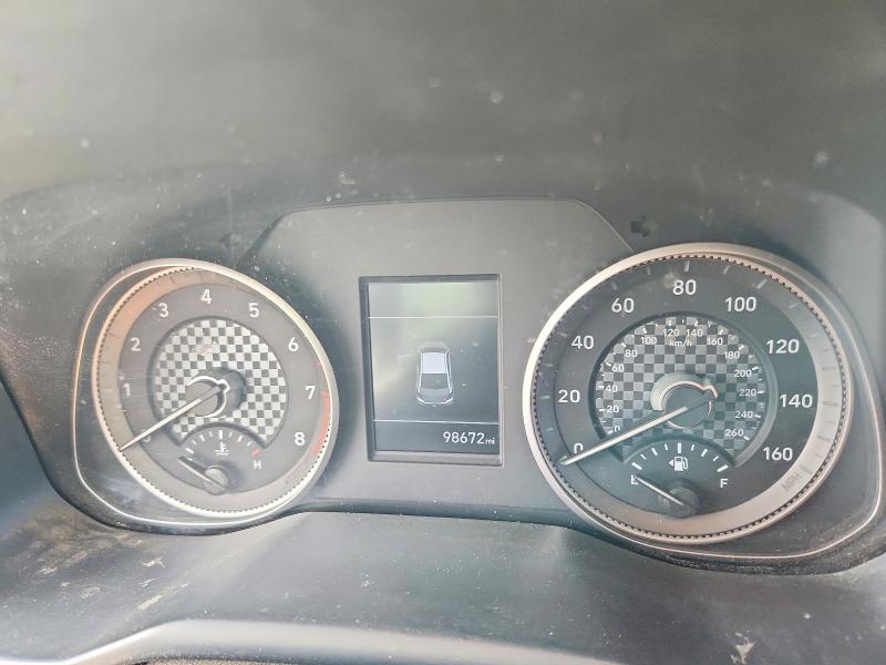 2019 Hyundai Elantra VIN KMHD84LF4KU739817 COPART salvage auction — FRONT END, Ca - Salvage Certificate, sold $925 on 2026-07-23 (photo 9)