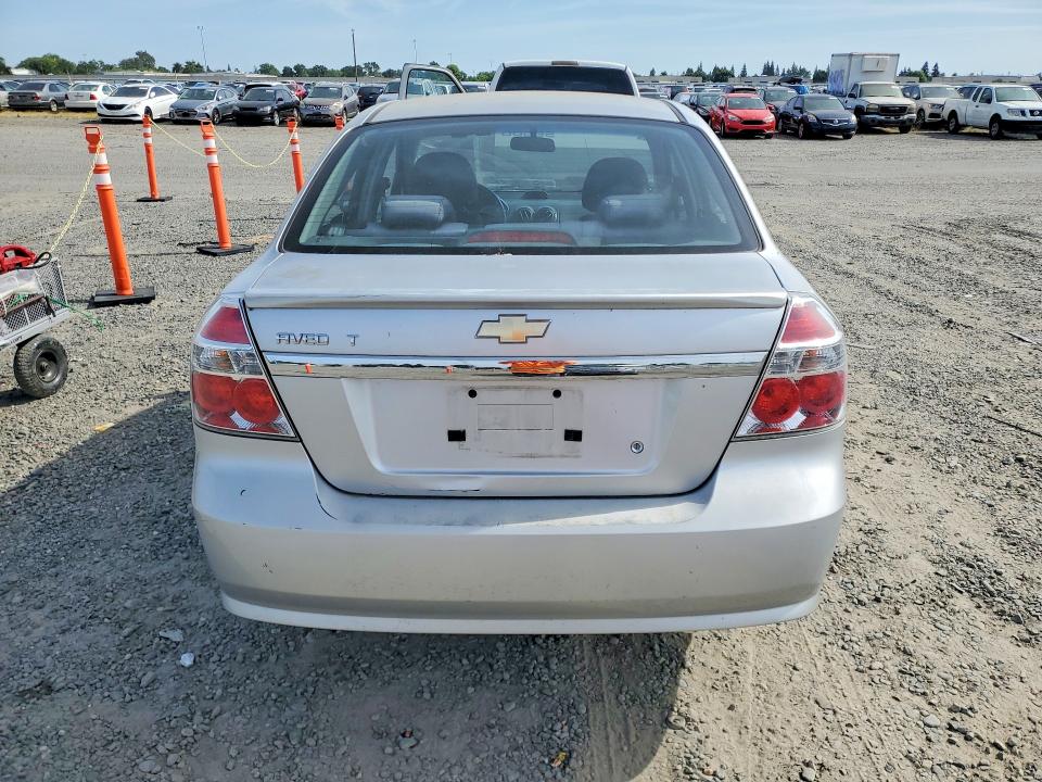 2011 Chevrolet Aveo VIN KL1TD5DE1BB152663 COPART salvage auction — FRONT END, Ca - Dis/Dlr/Exp App For Dup Clean, sold $125 on 2026-07-07 (photo 6)