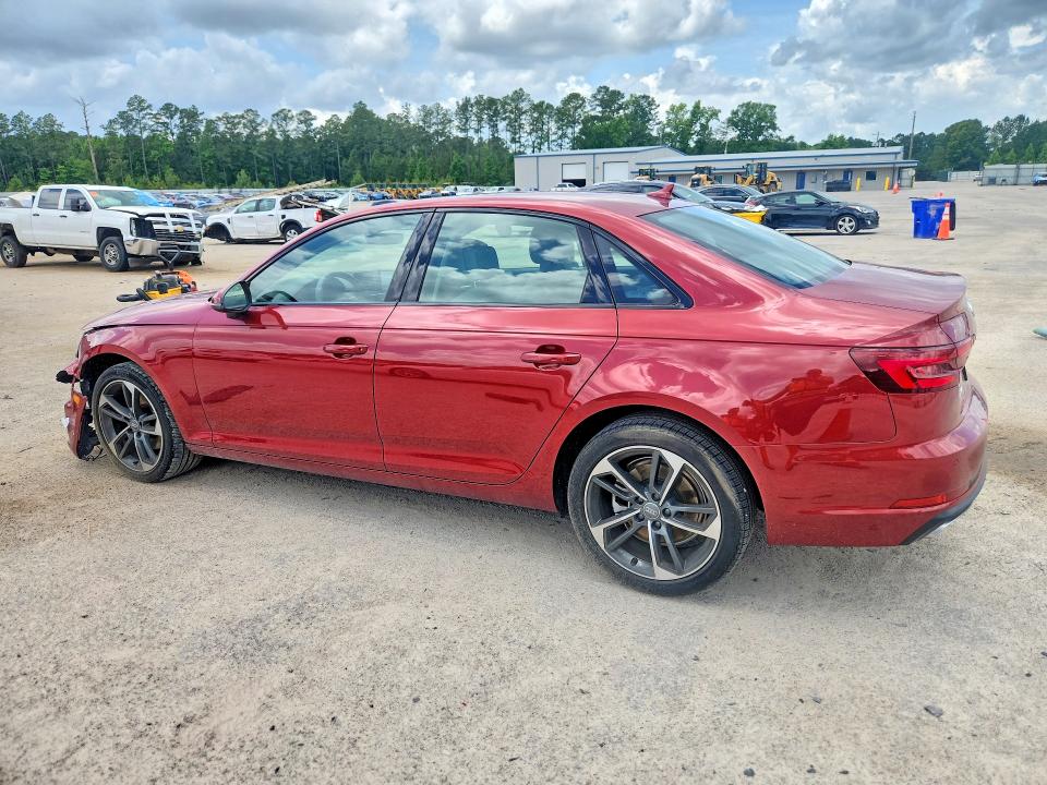 2019 Audi A4 VIN WAUGMAF41KN021705 COPART salvage auction — FRONT END, Nc - Salvage Certificate Of Title, sold $5,100 on 2026-07-15 (photo 2)