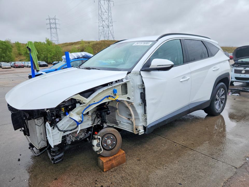 2022 Hyundai Tucson VIN KM8JBCA18NU048042 COPART salvage auction — FRONT END, Co - Public - Salvage Title, sold $6,400 on 2026-07-13 (photo 1)
