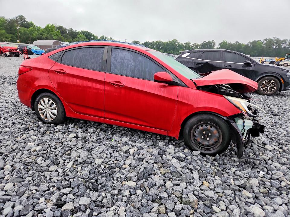 2017 Hyundai Accent VIN KMHCT4AE7HU267898 COPART salvage auction — FRONT END, Ga - Cert Of Title-Salvage, sold $675 on 2026-07-09 (photo 4)