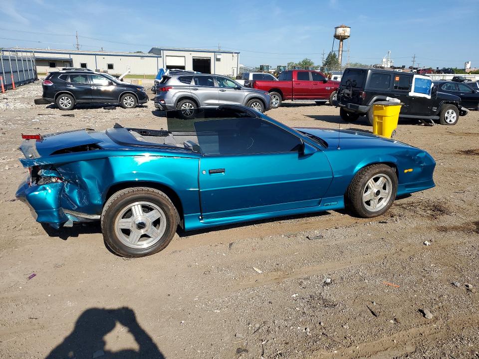 1992 Chevrolet Camaro VIN 1G1FP33E0NL162935 COPART salvage auction — REAR END, Il - Salvage Certificate, sold $4,400 on 2026-07-03 (photo 3)