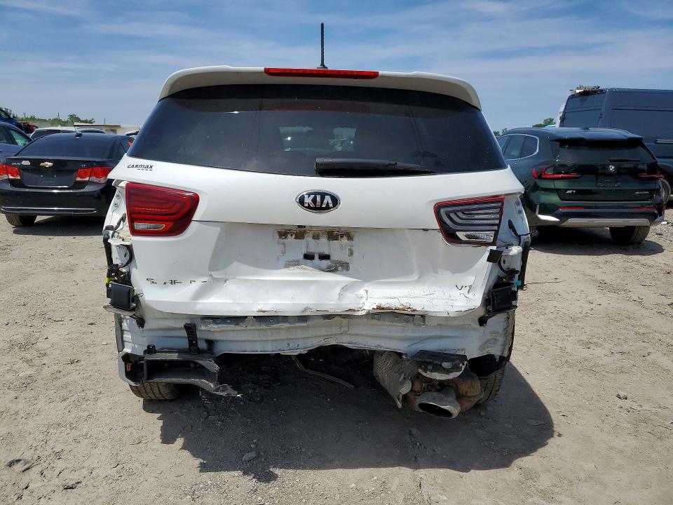 2019 Kia Sorento VIN 5XYPGDA5XKG448738 COPART salvage auction — REAR END, In - Cert Of Title-Salvage Title, sold $1,550 on 2026-07-10 (photo 6)