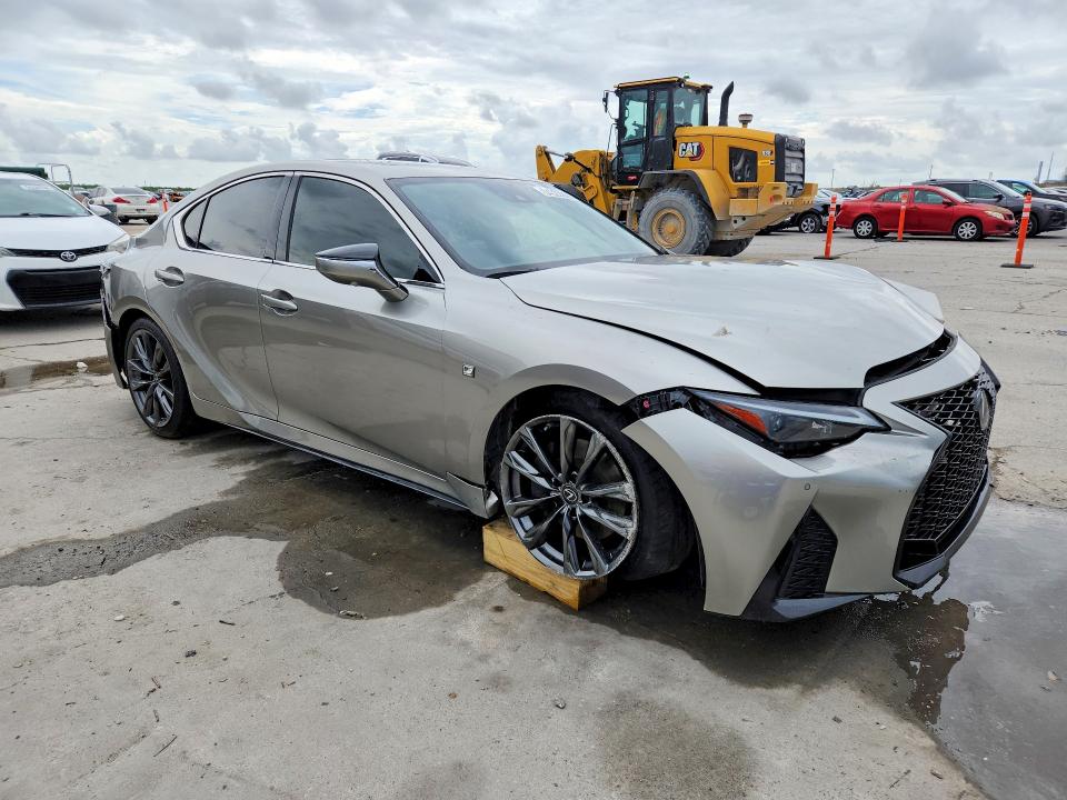 2023 Lexus Is VIN JTHGZ1B25P5062322 COPART salvage auction — FRONT END, LA - CERT OF TITLE-SALVAGE, sold $11,800 on 2026-08-29 (photo 4)