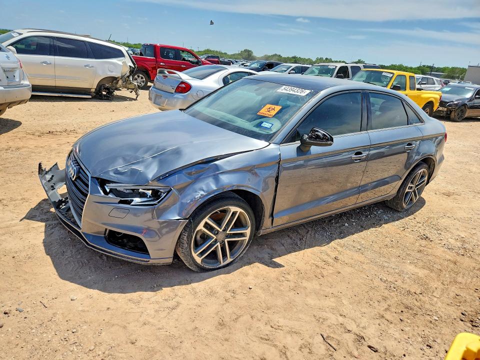 2018 Audi A3 VIN WAUAUGFF1J1060889 COPART salvage auction — FRONT END, Tx - Certificate Of Title, sold $3,750 on 2026-07-16 (photo 1)