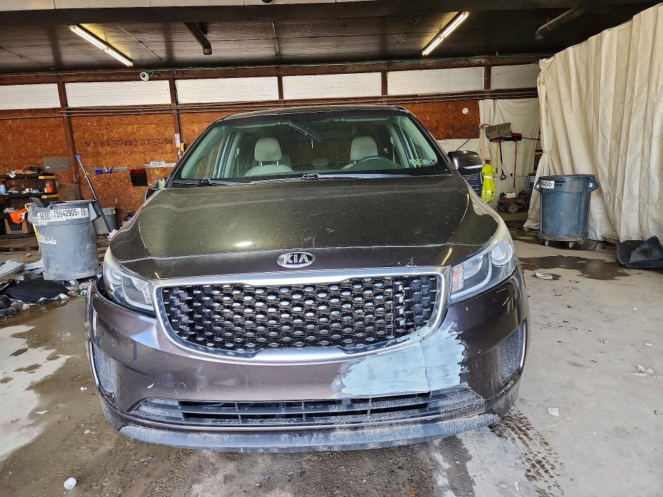2016 Kia SEDONA VIN KNDMB5C13G6190865 COPART salvage auction — FRONT END, Salvage Title, sold $1,050 on 2026-07-16 (photo 5)