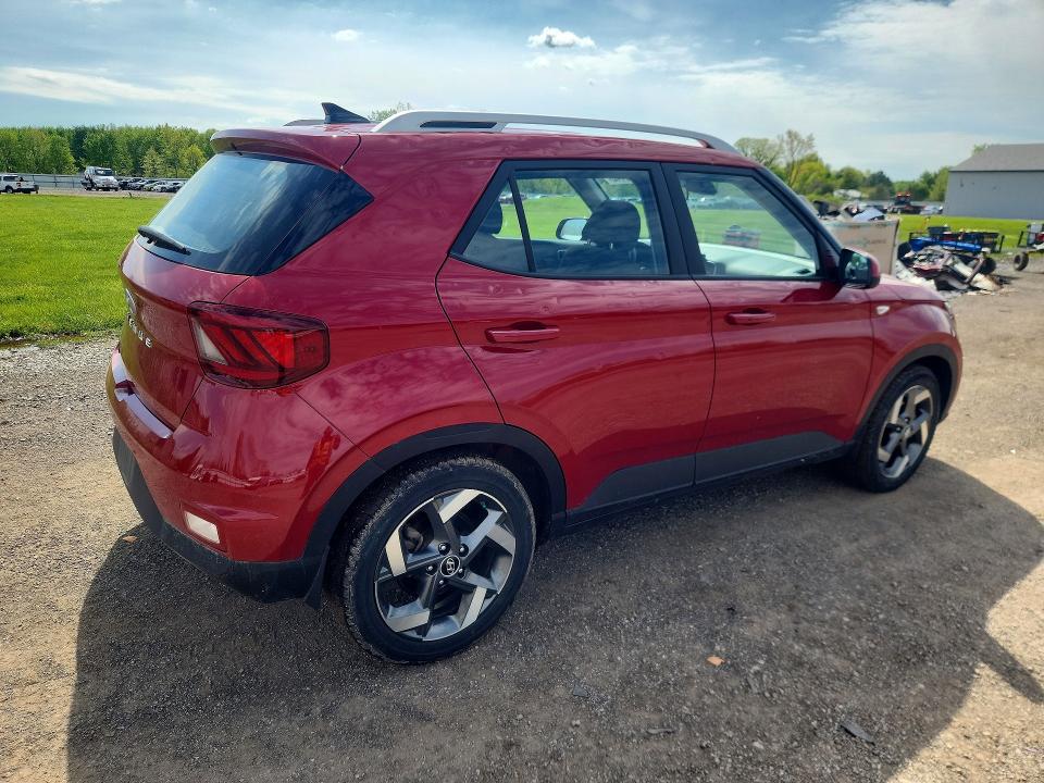 2021 Hyundai Venue VIN KMHRC8A39MU099739 COPART salvage auction — HAIL, Oh - Cert Of Title-Salvage, sold $3,500 on 2026-07-13 (photo 3)