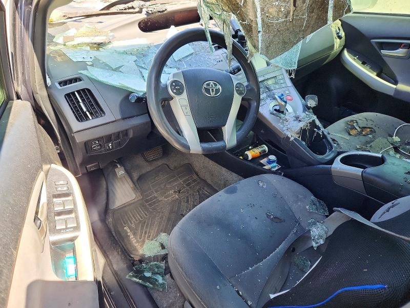 2014 Toyota Prius VIN JTDKN3DU2E1785616 COPART salvage auction — BURN, Ca - Non-Repairable Vehicle Cert, sold $250 on 2026-07-31 (photo 8)