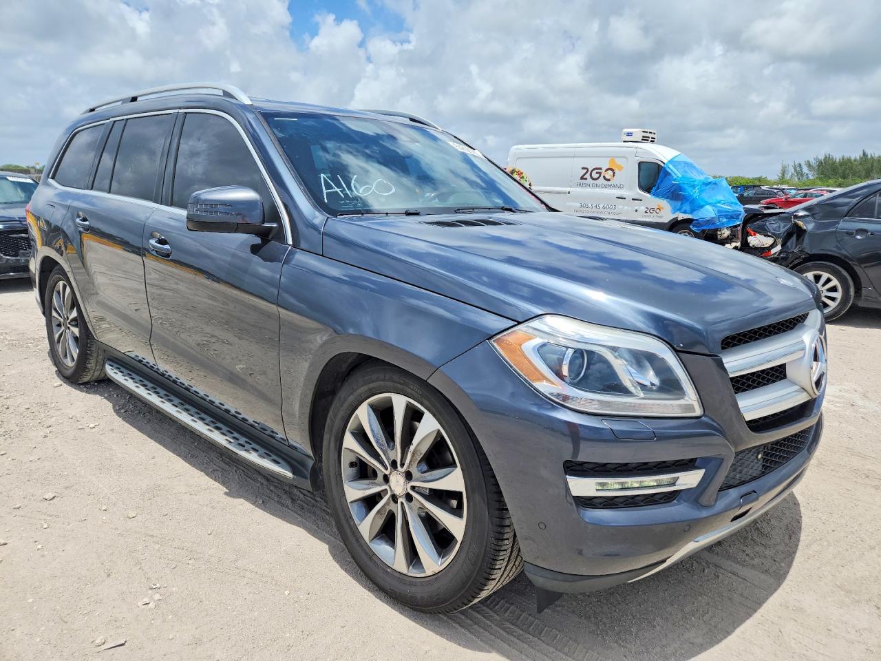 2016 Mercedes-Benz GL-Class VIN 4JGDF6EE5GA671025 COPART salvage auction — Minor Dent/Scratches, FL - CERTIFICATE OF TITLE (P), sold $4,950 on 2026-07-01 (photo 4)