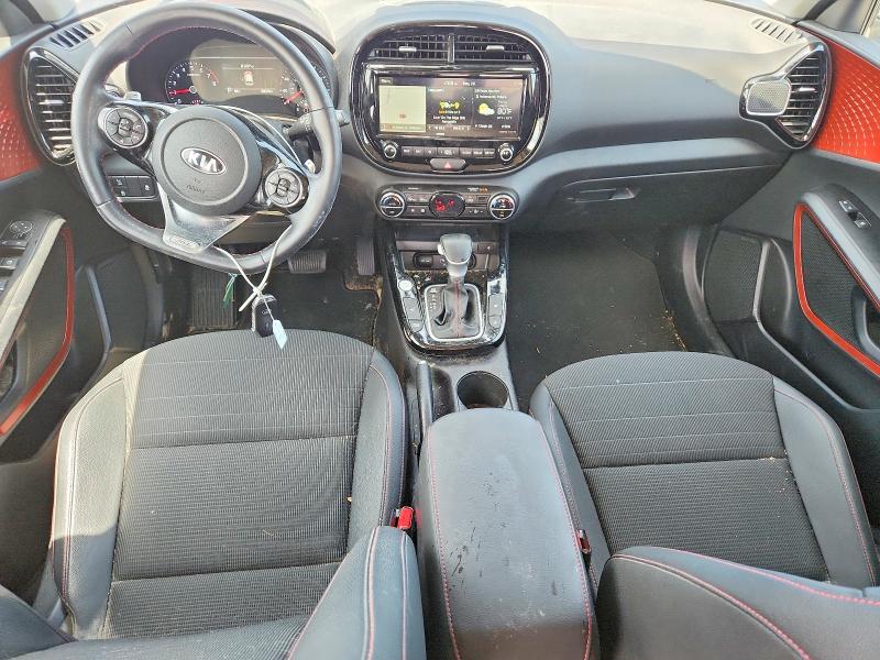 2021 Kia Soul VIN KNDJ53AF2M7741760 COPART salvage auction — REAR END, In - Cert Of Title-Salvage Title, sold $225 on 2026-07-21 (photo 8)
