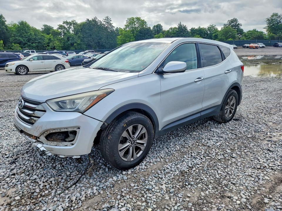 2016 Hyundai Santa fe VIN 5XYZT3LBXGG370003 COPART salvage auction — UNDERCARRIAGE, Tn - Salvage Certificate, sold $975 on 2026-08-01 (photo 1)