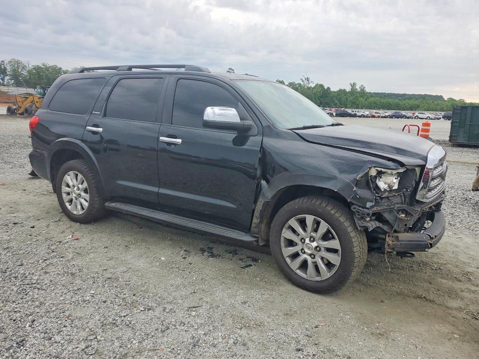 2011 Toyota Sequoia VIN 5TDDW5G19BS050780 COPART salvage auction — FRONT END, Sc - Cert Of Title-Salvage, sold $4,400 on 2026-07-06 (photo 4)