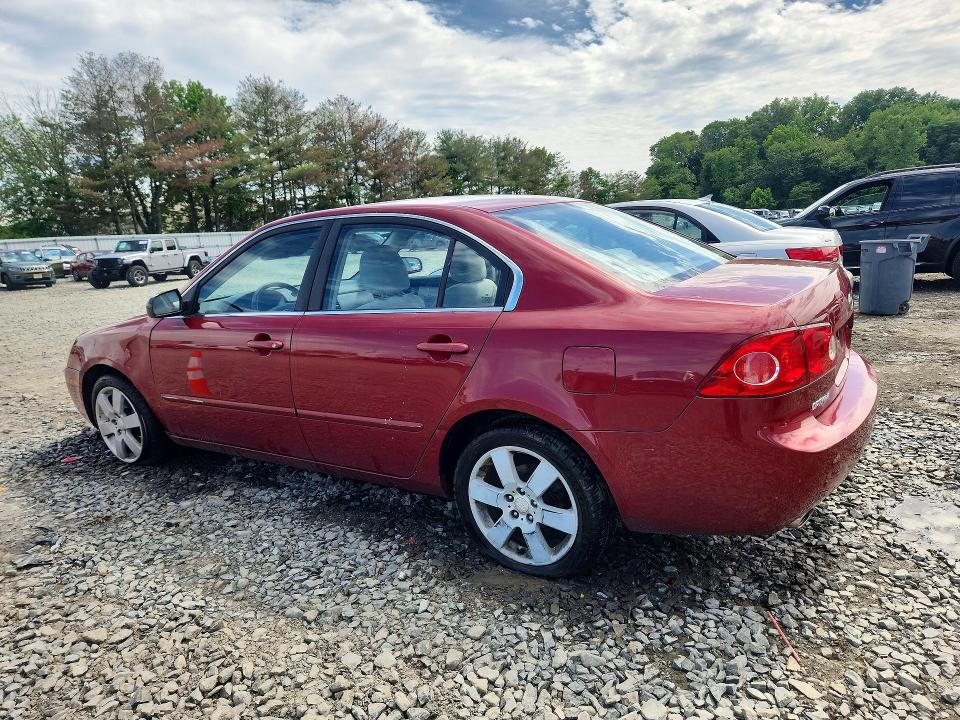 2007 Kia Optima VIN KNAGE124375146358 COPART salvage auction — SIDE, Pa - Cert Of Salv-R=Reconstructed, sold $475 on 2026-07-20 (photo 2)
