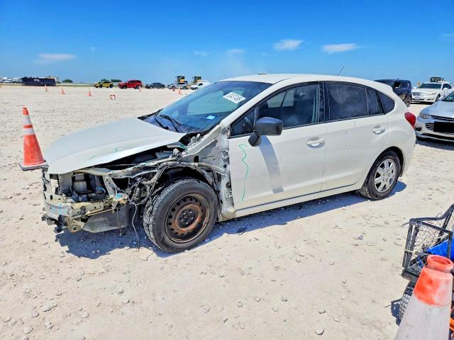 2016 Subaru Impreza VIN JF1GPAA63GH309059 COPART salvage auction — FRONT END, TX - SALVAGE VEHICLE TITLE, sold $1,450 on 2026-07-16 (photo 1)