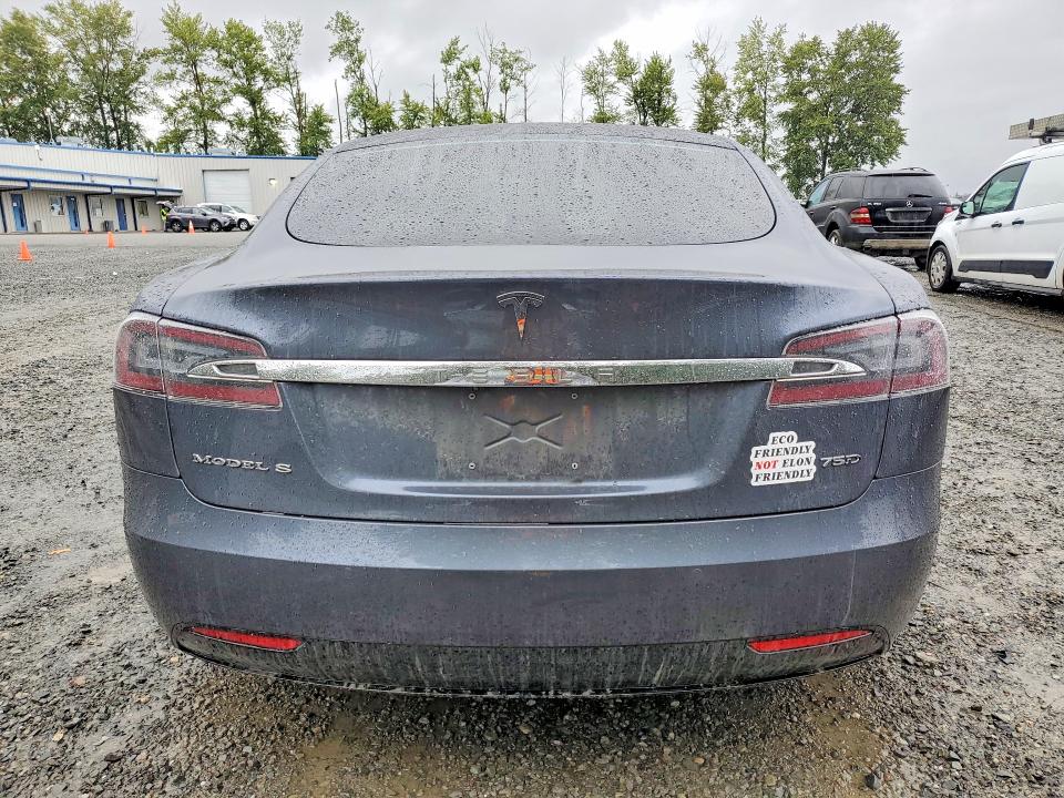 2017 Tesla VIN 5YJSA1E28HF231067 COPART salvage auction — FRONT END, Wa - Bill Of Sale, sold $6,300 on 2026-07-06 (photo 6)