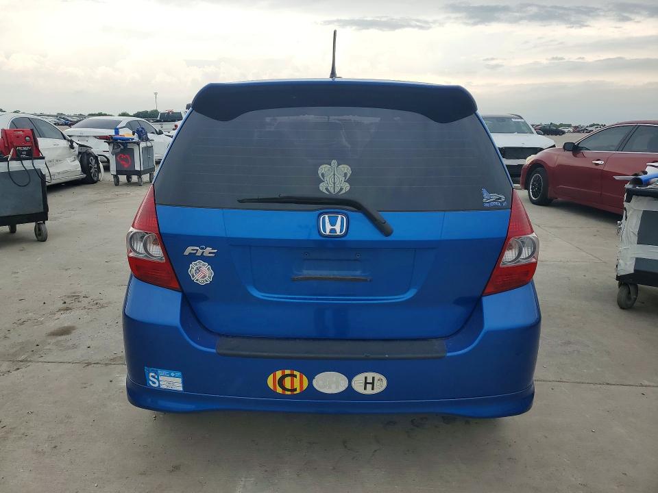 2007 Honda Fit VIN JHMGD38627S029249 COPART salvage auction — FRONT END, Co - Salvage Title, sold $1,100 on 2026-07-09 (photo 6)
