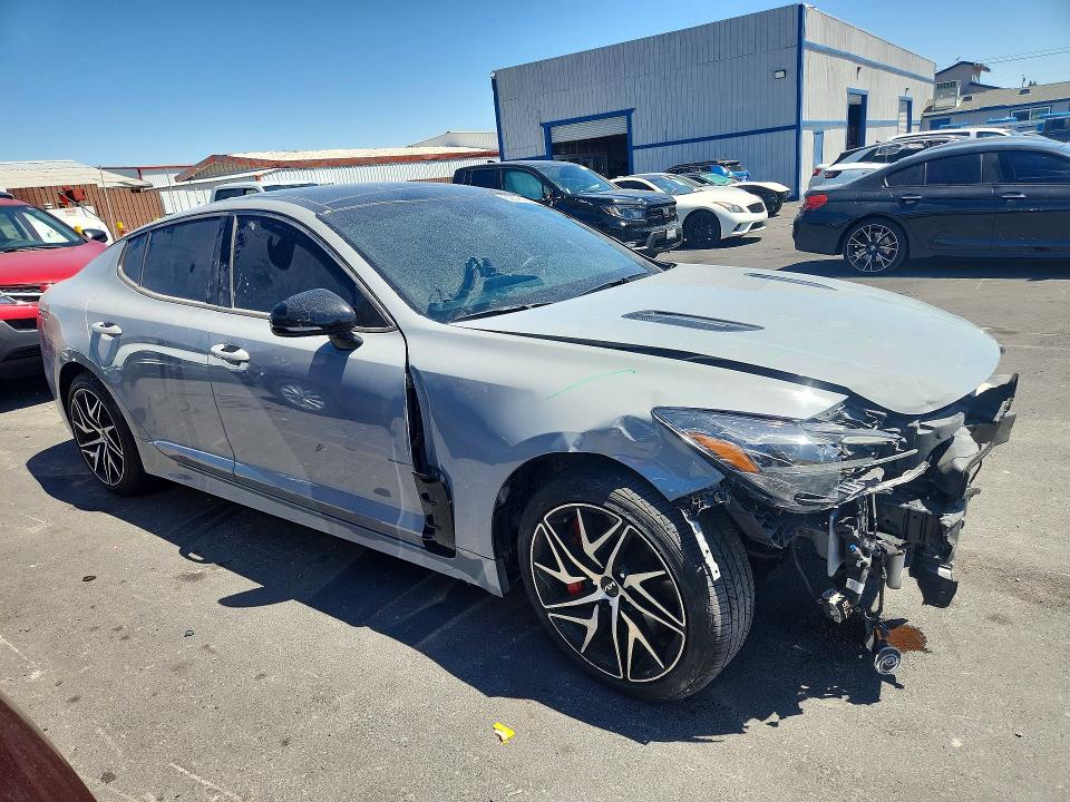 2023 Kia Stinger VIN KNAE35LDXP6124564 COPART salvage auction — FRONT END, ID - SALVAGE CERTIFICATE OF TITLE, sold $150 on 2026-07-29 (photo 4)