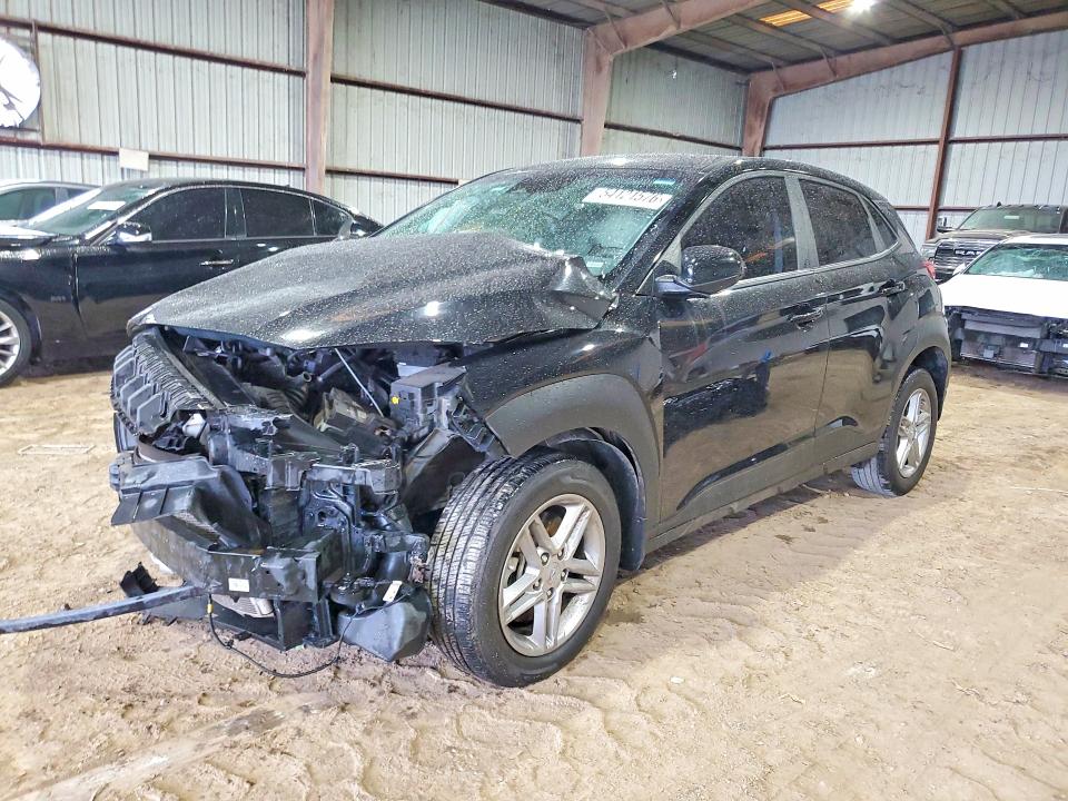 2023 Hyundai Kona VIN KM8K2CAB3PU990225 COPART salvage auction — FRONT END, TX - SALVAGE VEHICLE TITLE (P), sold $1,350 on 2026-07-30 (photo 1)