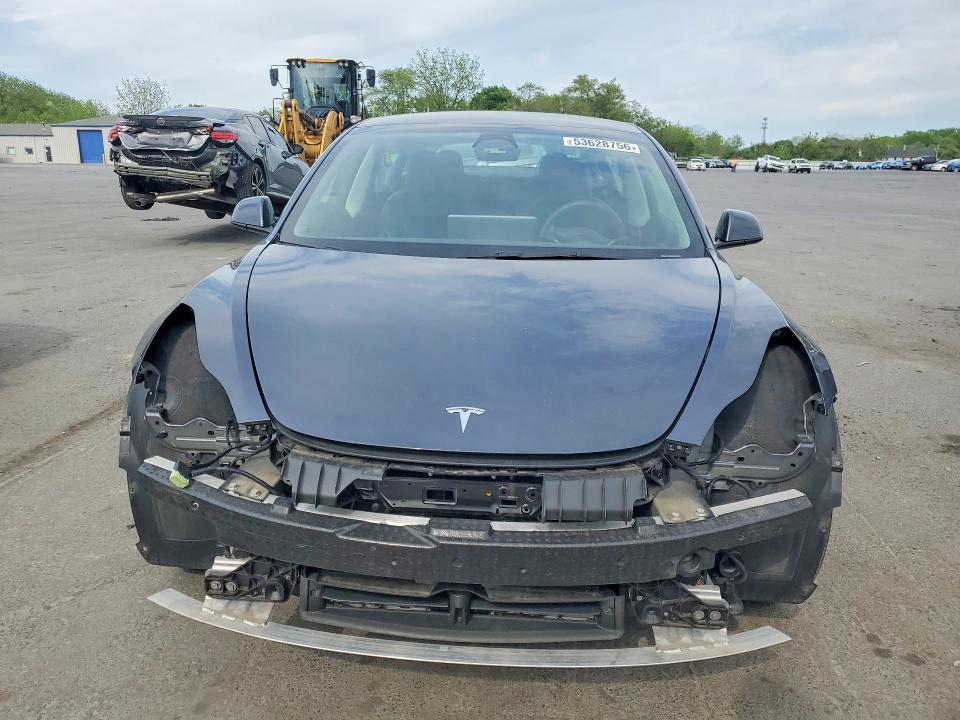 2022 Tesla Model 3 VIN 5YJ3E1EC2NF266314 COPART salvage auction — FRONT END, Nj - Cert Of Title-Salvage, sold $6,300 on 2026-07-21 (photo 5)
