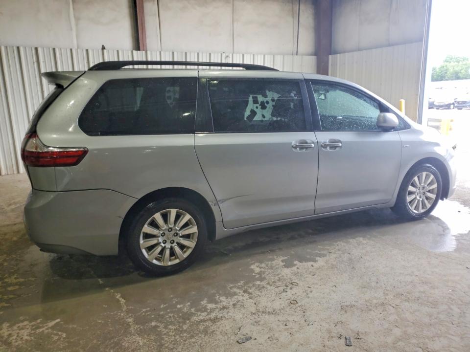 2016 Toyota Sienna VIN 5TDDK3DC3GS137801 COPART salvage auction — REAR END, Ky - Cert Of Title-Salvage, sold $6,100 on 2026-07-15 (photo 3)