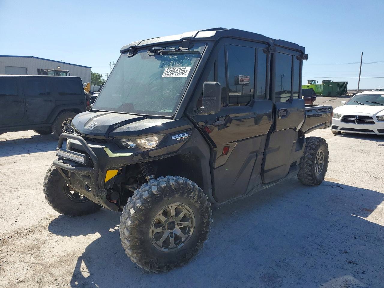 2023 Can-Am Defender VIN 3JBUUAX42PK001807 COPART salvage auction — Side, OK - CERTIFICATE OF TITLE, sold $19,400 on 2026-07-09 (photo 2)