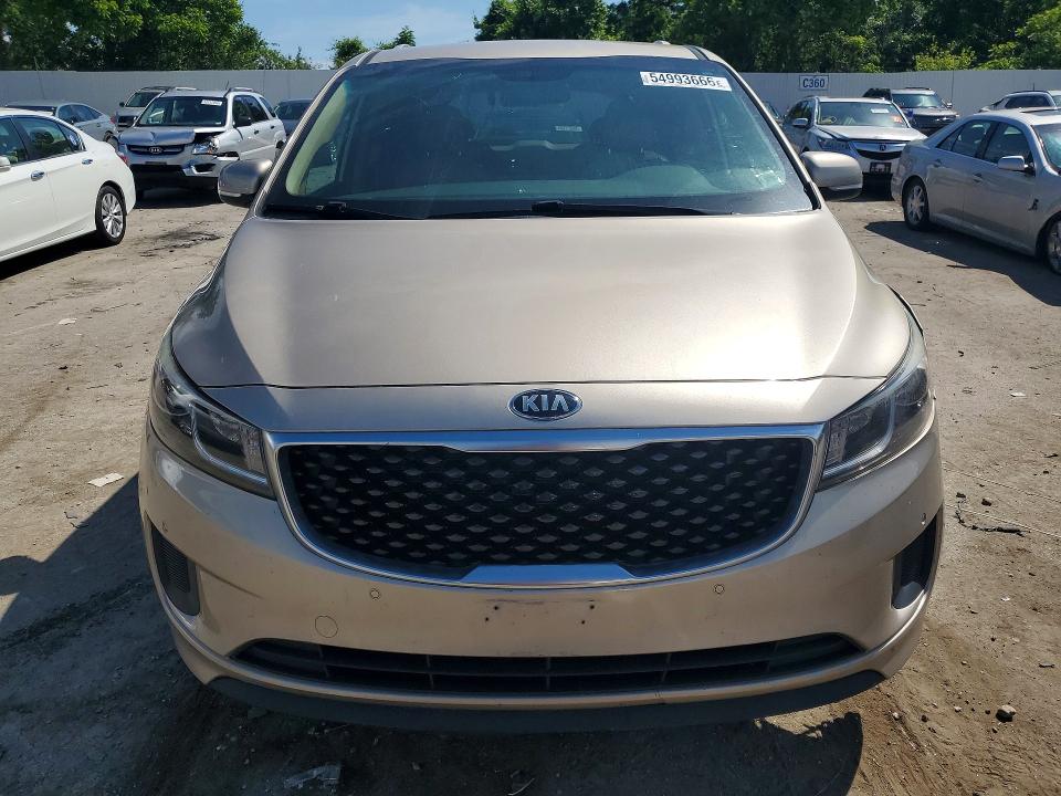 2017 Kia SEDONA VIN KNDMB5C12H6307210 COPART salvage auction — FRONT END, Mo - Salvage Certificate Of Title, sold $650 on 2026-07-10 (photo 5)