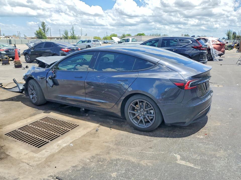2026 Tesla VIN 5YJ3E1EA1TF160870 COPART salvage auction — FRONT END, Fl - Cert Of Title Slvg Rebuildable, sold $11,200 on 2026-07-29 (photo 2)