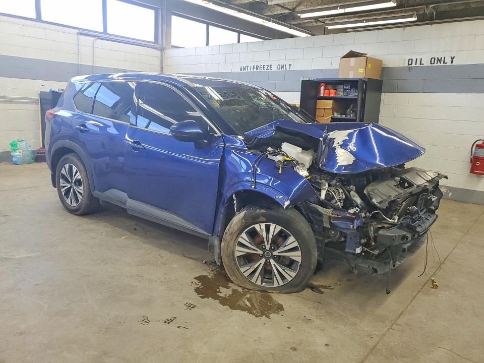 2021 Nissan VIN 5N1AT3BB1MC712853 COPART salvage auction — FRAME DAMAGE, Il - Certificate Of Title, sold $1,400 on 2026-07-02 (photo 4)