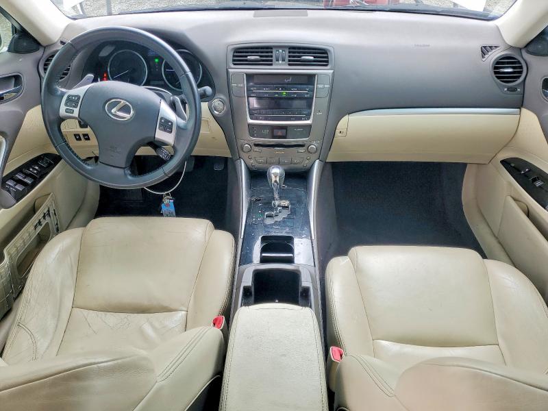 2012 Lexus Is VIN JTHBF5C27C2102369 COPART salvage auction — FRONT END, Ca - Salvage Certificate, sold $175 on 2026-07-07 (photo 8)