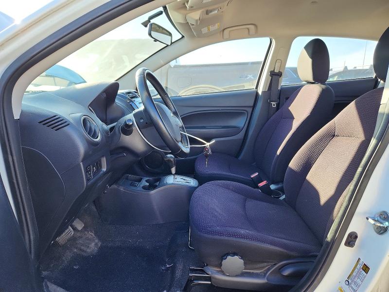 2014 Mitsubishi Mirage VIN ML32A4HJ1EH015452 COPART salvage auction — FRONT END, AB - BOS - SALVAGE, sold $450 on 2026-07-02 (photo 7)