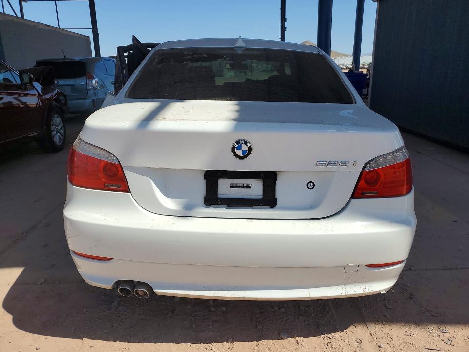 2008 BMW 5 series VIN WBANU53558CT19562 COPART salvage auction — SIDE, Az - Cert Of Title - Salvage, sold $300 on 2026-07-07 (photo 6)
